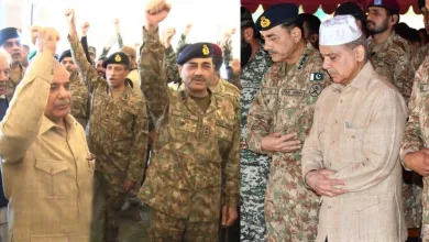 pm coas spend — PM, COAS spend Eid with army officers, soldiers in Parachinar