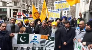 Kashmiri Diaspora Protests in London