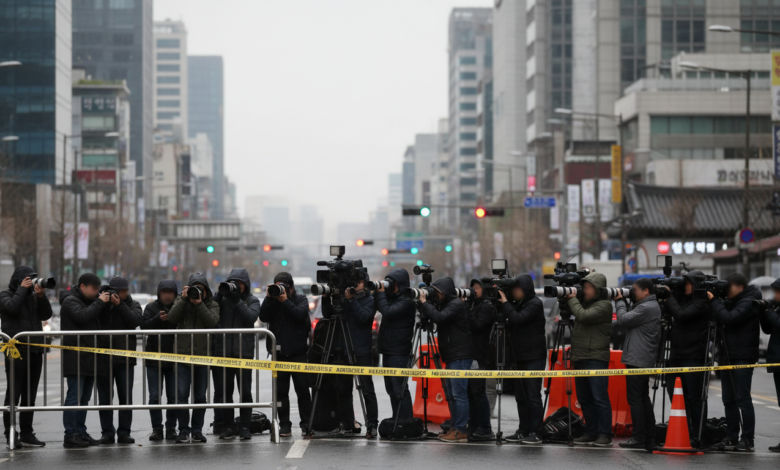 South Korean Opposition Leader Stabbed in Neck Amidst Public Address
